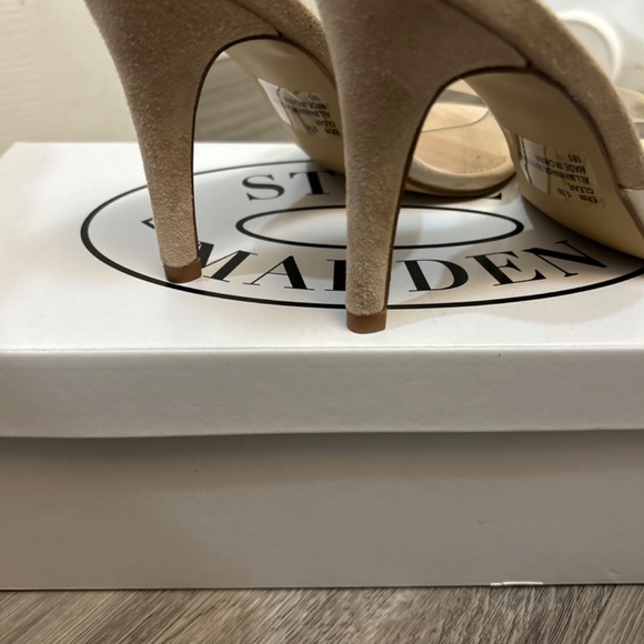 Steve Madden Erin clear heels mules - Picture 6 of 6